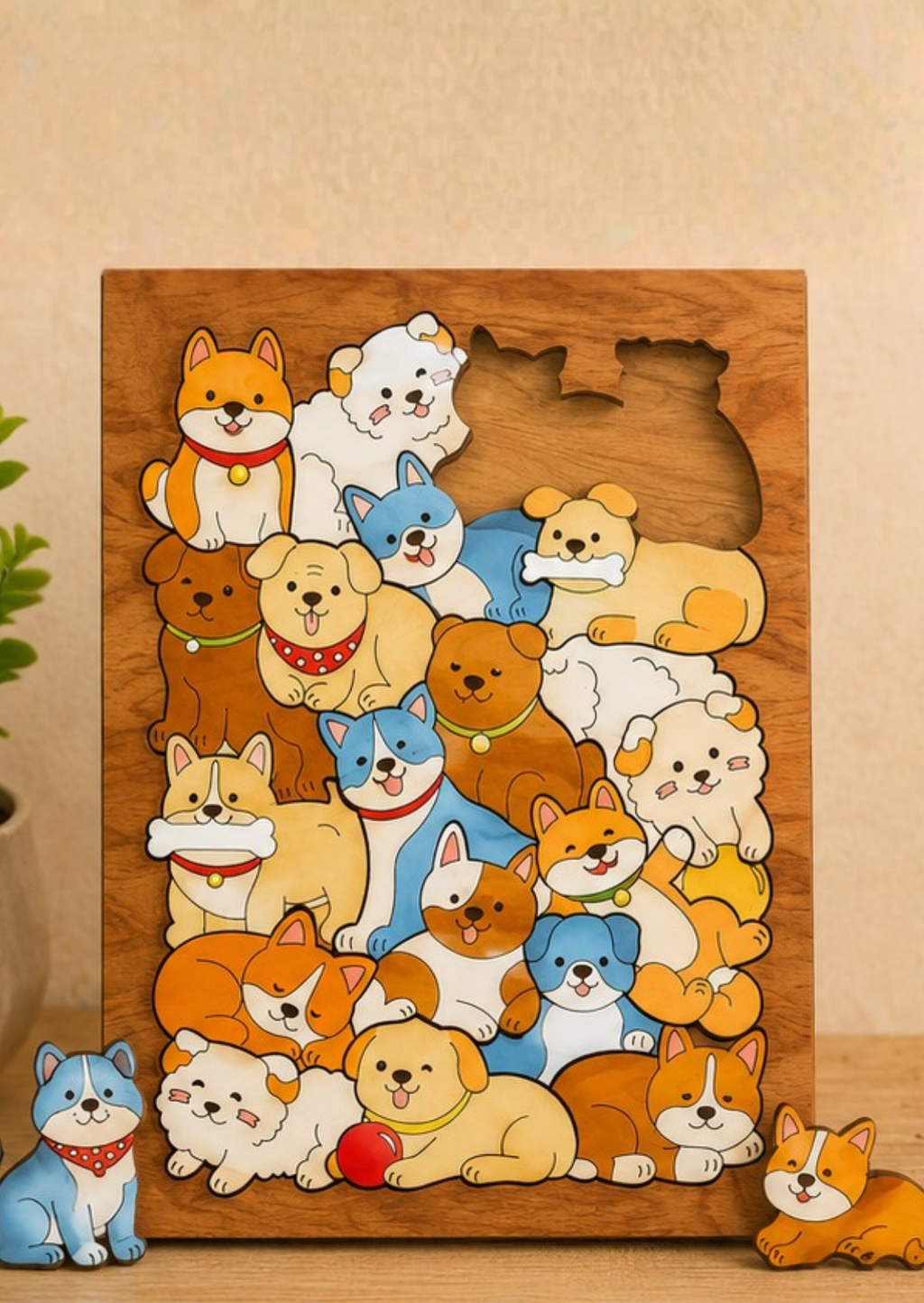 Puzzle decorativo