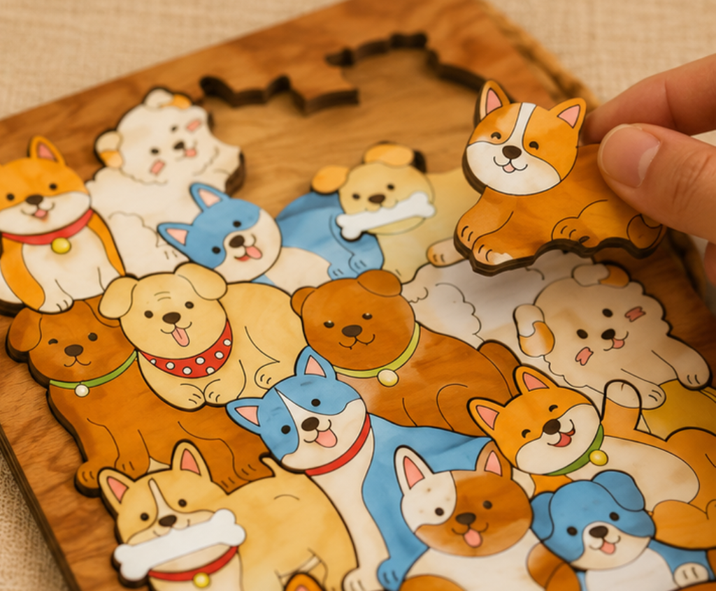 Puzzle decorativo