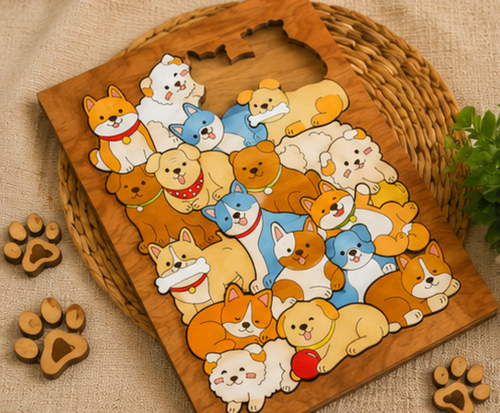Puzzle decorativo