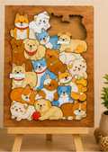 Puzzle decorativo